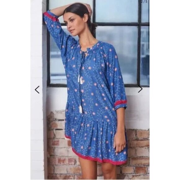 💕NATALIE MARTIN💕 Stevie Dress ~ Pinwheel Denim Small S NWT - Picture 9 of 16